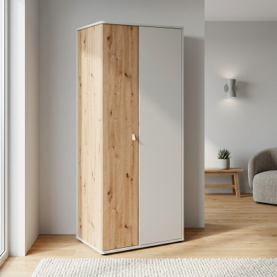 Armario de lujo de madera para dormitorio de diseñador, muebles modernos nuevos.