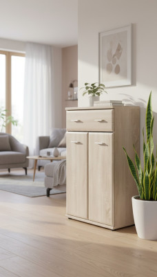 Cómoda de lujo Nuevos muebles Sala de estar Diseño moderno de madera Decoración