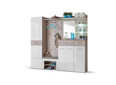 Moderna zapatera set de muebles diseño armario madera decoración