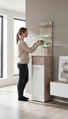Librería de lujo diseño mobiliario armario madera muebles pasillo estante nuevo
