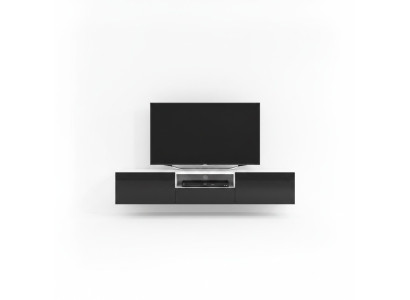 Soporte de TV colgante de diseño lujoso para sala de estar en madera moderna nuevo mobiliario