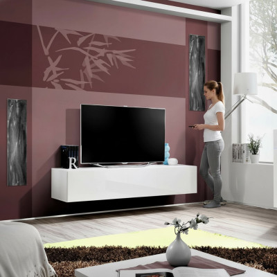 Soporte de TV RTV Lowboard diseñador salón madera moderna mobiliario
