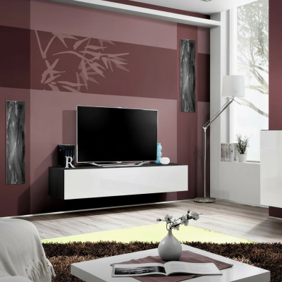 Soporte de TV de diseño rtv salón madera lowboard nuevo muebles lujo moderno
