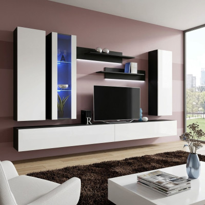 Mueble de pared de lujo para TV soporte de madera de diseñador muebles modernos para sala de estar nuevos.