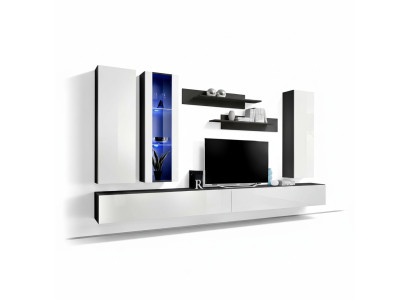 Mueble de pared de lujo para TV soporte de madera de diseñador muebles modernos para sala de estar nuevos.