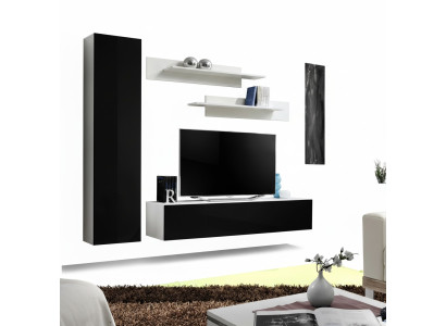 Mueble de salón de lujo, soporte de TV de diseñador, cómoda, mobiliario de sala de estar, conjunto de 4 piezas.