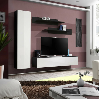 Mueble de salón de lujo de diseño, muebles de salón, armario de pared, estantes, nuevo