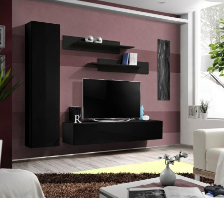 Conjunto de muebles de salón modernos de diseñador de pared completo nuevo.