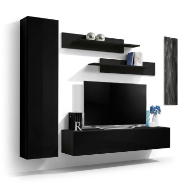 Conjunto de muebles de salón modernos de diseñador de pared completo nuevo.