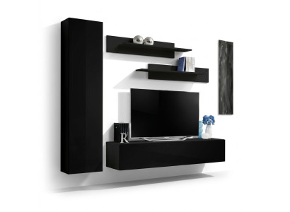 Conjunto de muebles de salón modernos de diseñador de pared completo nuevo.
