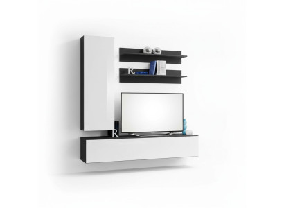 Mueble de TV de lujo - Soporte para TV de salón RTV Mueble bajo Diseño de estanterías de pared Salón Nuevo