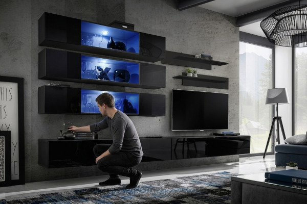 Mueble de salón Sala de estar Muebles Aparador Estantes de pared Armario de TV Nuevo