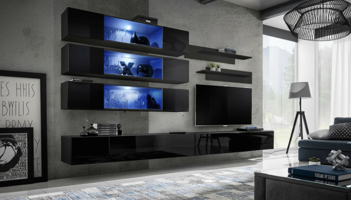 Mueble de salón Sala de estar Muebles Aparador Estantes de pared Armario de TV Nuevo