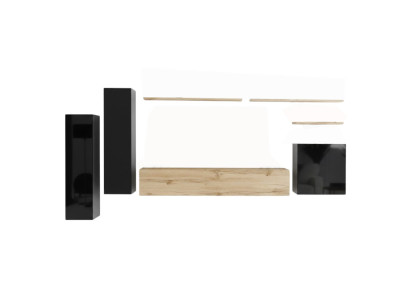 Mueble de pared completo de 7 piezas, conjunto de muebles de lujo para sala de estar, muebles modernos