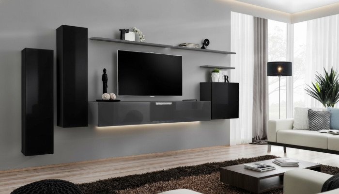 Mueble de salón moderno de lujo diseño de sala de estar armario de pared estante de pared nuevo
