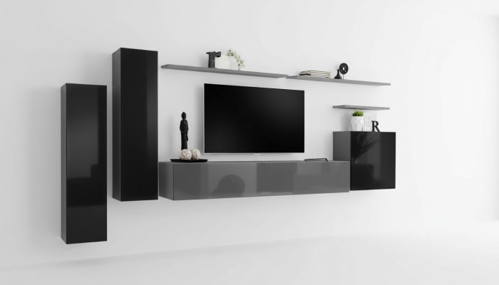 Mueble de salón moderno de lujo diseño de sala de estar armario de pared estante de pared nuevo