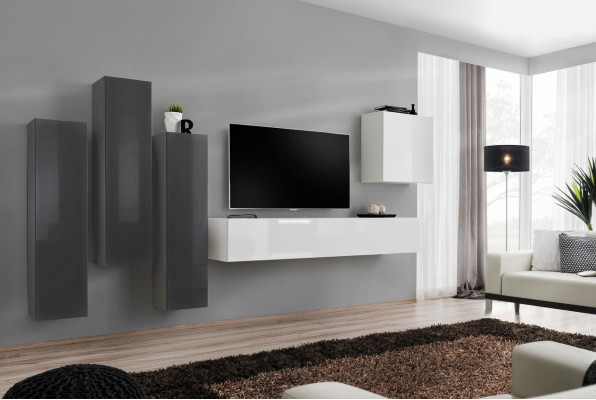 Conjunto de sala de estar juego de pared armario colgante soporte para TV conjunto de diseñador muebles nuevos.