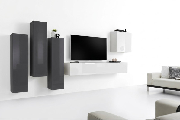 Conjunto de sala de estar juego de pared armario colgante soporte para TV conjunto de diseñador muebles nuevos.