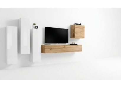 Mueble de TV moderno de madera Marrón Aparador de salón Nuevo Modular de sala