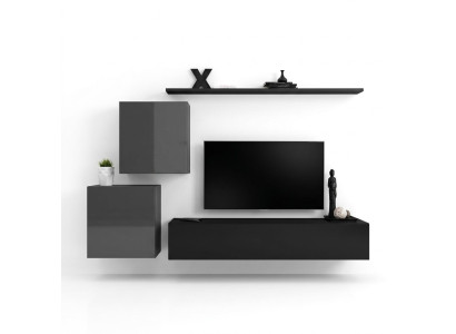 Mueble de pared colgante diseño moderno sala de estar muebles de lujo estanterías de pared.