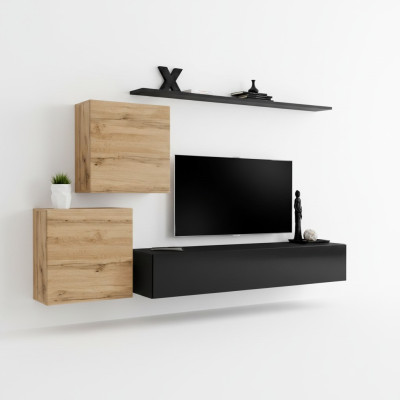 Mueble de salón de diseñador Estantes de pared de muebles de salón de lujo Soporte de TV de moda Buffet Moderno