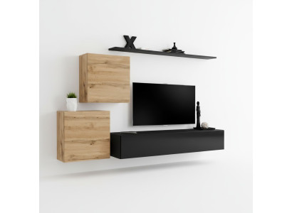 Mueble de salón de diseñador Estantes de pared de muebles de salón de lujo Soporte de TV de moda Buffet Moderno