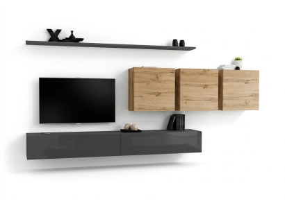 Mueble de madera de diseñador, conjunto completo de 7 piezas para salón aparador muebles de sala.