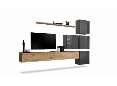 Mobiliario de madera de lujo para TV, estante de madera para sala de estar, estantería de pared, diseño.