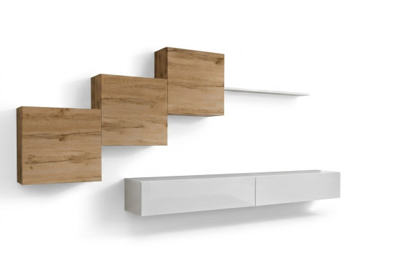 Conjunto de lujo de 6 piezas para sala de estar, decoración, conjunto de estantes de pared, muebles de sala de estar de diseñador.