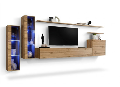 Juego de muebles para sala de estar conjunto 7 piezas muebles de lujo armario de pared estante de pared.