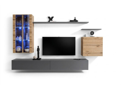 Diseño de muebles armario de pared conjunto de sala de estar mueble de TV muebles de madera aparador