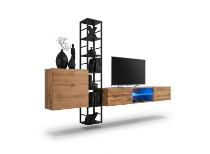 Estanterías de pared, mueble de pared, armario de pared, diseño de estantería, soporte para TV, aparador, lujo, nuevo.