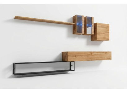 Mueble de salón marrón Aparador de diseñador Soporte de TV Mobiliario Lujo Completo Nuevo