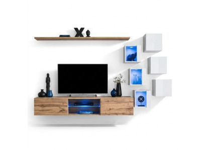 Muebles de salón aparador muebles de madera conjunto de lujo mobiliario completo armario de pared