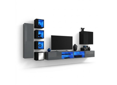 Mobiliario moderno para sala de estar, juego completo de sala de estar, muebles de madera, soporte de TV.