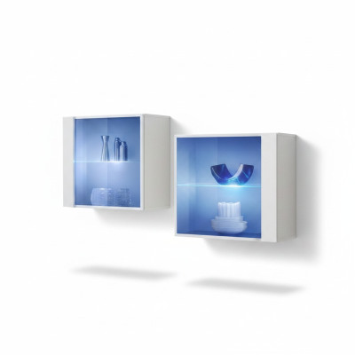Mueble de pared Armario Diseño moderno Armarios Muebles de salón Estantería de pared