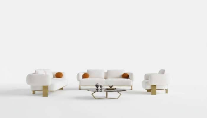 Sofá conjunto sala de estar completo Sofás diseño moderno de lujo sillón nuevo.