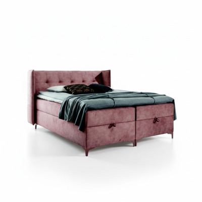 Dormitorio Muebles Cama Boxspring Cama 160x200 cm Diseño Moderno Decoración