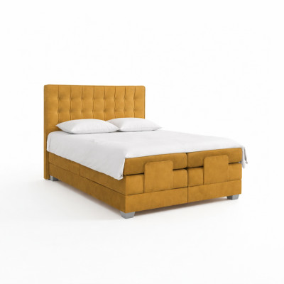 Cama Muebles de lujo Dormitorio Cama doble Textil Mobiliario Nuevo