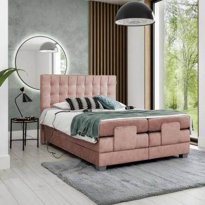 Cama 160x200cm Dormitorio Cama tapizada Textil Moderno Muebles Nuevos