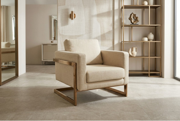 Silla de lujo Sala de estar Diseño de mobiliario moderno Tapicería textiles