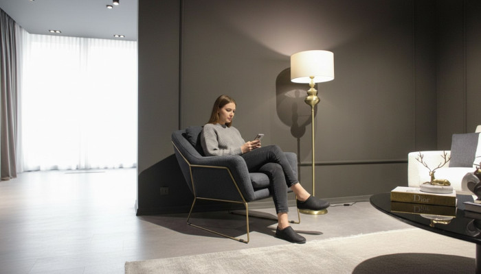 Diseño de silla moderna de lujo para sala de estar, muebles nuevos para la sala de estar.