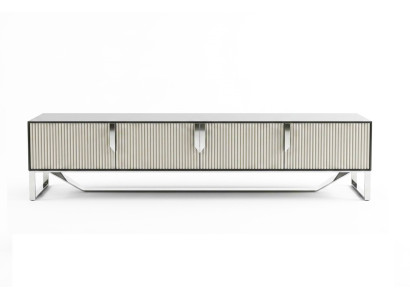 Soporte de TV Muebles de salón de lujo Diseño moderno Mobiliario Armario de TV