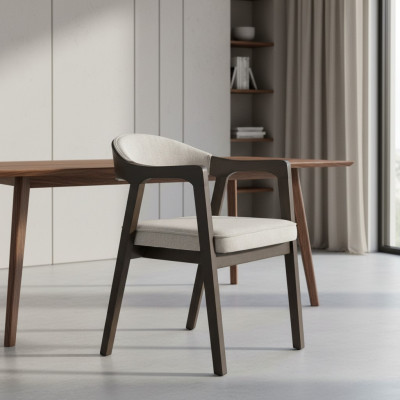 Silla de comedor moderna con reposabrazos diseño de muebles nuevos con brazos