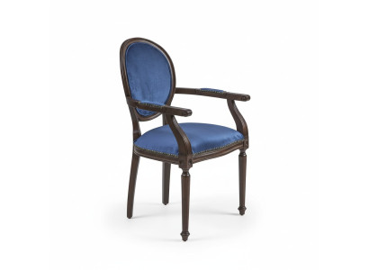 Estilo clásico Nuevo comedor Silla de asiento acolchado Silla con reposabrazos Mobiliario