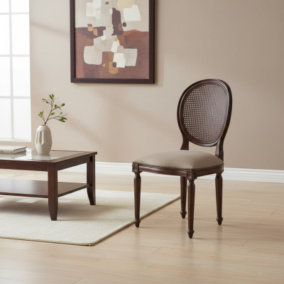 Diseño silla comedor Estilo Clásico Asiento tapizado Mobiliario Madera Silla