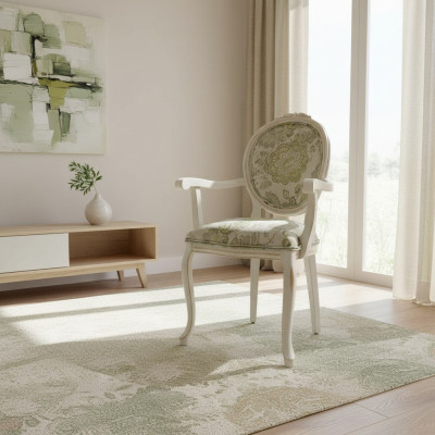 Silla de comedor clásica con brazos de diseñador Nuevo mueble