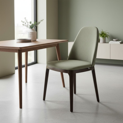 Muebles de comedor de lujo diseño silla acolchada estilo moderno nuevo.
