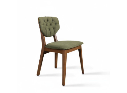 Silla de comedor Chesterfield tapizada Sillas de lujo Muebles Tapizados