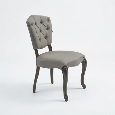 Diseño de silla tapizada de lujo, amueblado de sillas, asiento de comedor de madera de diseño